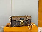 Louis Vuitton M00991 Bitsy 2 Tone Pouch - 6