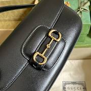 Gucci Horsebit 1955 black shoulder bag - 3