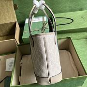 Gucci White Beige Ophidia GG Small Tote - 4