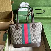 Gucci Brown Ophidia GG Small Tote - 3