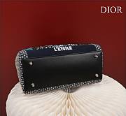 Dior Medium Lady Star Satin with Bead Embroidery Bag - 6