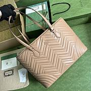 Gucci Beige GG Marmont Large Tote - 3