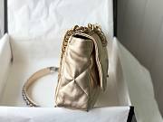 Chanel 19 golden leather large bag - 2