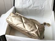 Chanel 19 golden leather large bag - 3