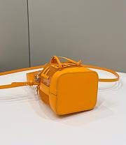 Fendi MON TRESOR net orange leather bag - 4