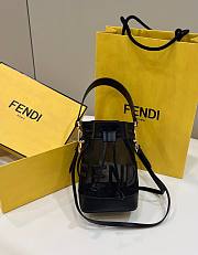 Fendi MON TRESOR black leather bag - 1