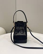 Fendi MON TRESOR black leather bag - 2