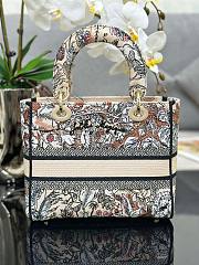 Dior Lady Medium Jardin Magique Embroidery Bag - 5