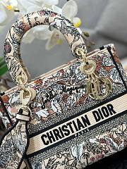 Dior Lady Medium Jardin Magique Embroidery Bag - 6