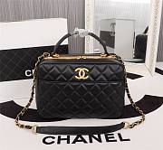 Chanel AS322 Vanity Case Lambskin Black Leather bag  - 1