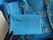 Chanel 2023 Maxi Shopping Tote Blue Bag - 2