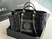 Chanel 2023 Maxi Shopping Tote Black Bag - 1