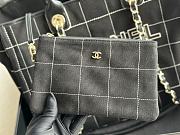 Chanel 2023 Maxi Shopping Tote Black Bag - 3