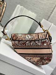 Fendi Saddle Jardin Magique Embroidery Bag  - 5