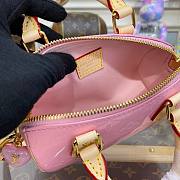 Louis Vuitton Nano Speedy Mochi Pink Patent Leather M81879 Bag - 4