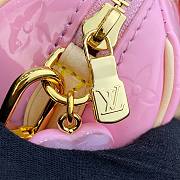 Louis Vuitton Nano Speedy Mochi Pink Patent Leather M81879 Bag - 6