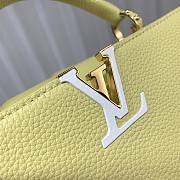 Louis Vuitton M21798 Capucines BB Yellow Leather Bag  - 6