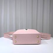 Louis Vuitton M21798 Capucines Mini Pink Leather Bag - 6