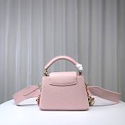 Louis Vuitton M21798 Capucines Mini Pink Leather Bag - 2