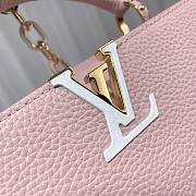 Louis Vuitton M21798 Capucines BB Pink Leather Bag - 2