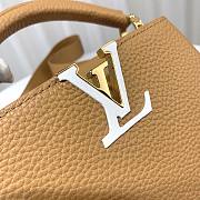 Louis Vuitton M21798 Capucines Mini Brown Leather Bag - 2