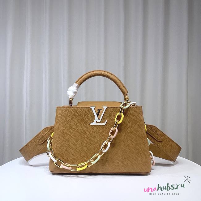 Louis Vuitton M21798 Capucines BB Brown Leather Bag  - 1