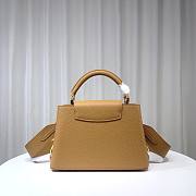 Louis Vuitton M21798 Capucines BB Brown Leather Bag  - 5