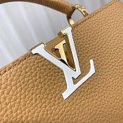 Louis Vuitton M21798 Capucines BB Brown Leather Bag  - 4