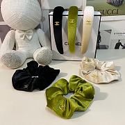 Chanel hair hoop & scrunches - 2