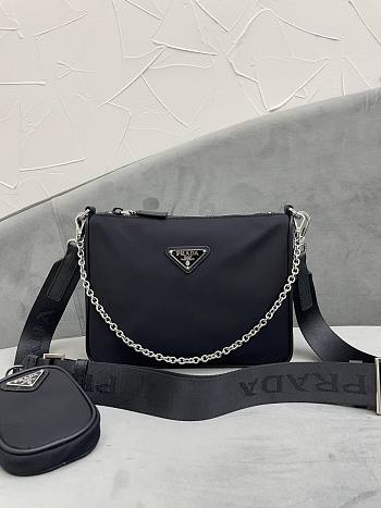 Prada Re-Nylon and Saffiano leather shoulder bag 