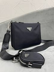 Prada Re-Nylon and Saffiano leather shoulder bag  - 6