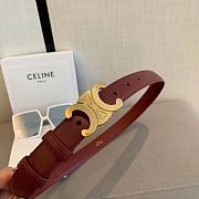Celine gold hardware 2.5cm white/ red/ black/ brown - 2