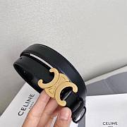 Celine gold hardware 2.5cm white/ red/ black/ brown - 6