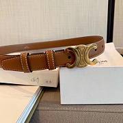 Celine gold hardware 2.5cm white/ red/ black/ brown - 5