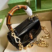 Gucci Bamboo 1947 black mini top handle bag - 4