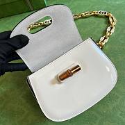 Gucci Bamboo 1947 white mini top handle bag - 2