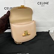 Celine Teen Chain Besace Triomphe Beige Bag - 3