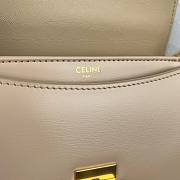 Celine Teen Chain Besace Triomphe Beige Bag - 5