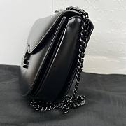 Celine Teen Chain Besace Triomphe Black Bag - 2