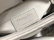 DIOR My ABCDIOR Lady White Lambskin Bag with Silver Hardware - 2