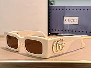 Gucci gold GG small sunglasses ( 6 colors) - 3