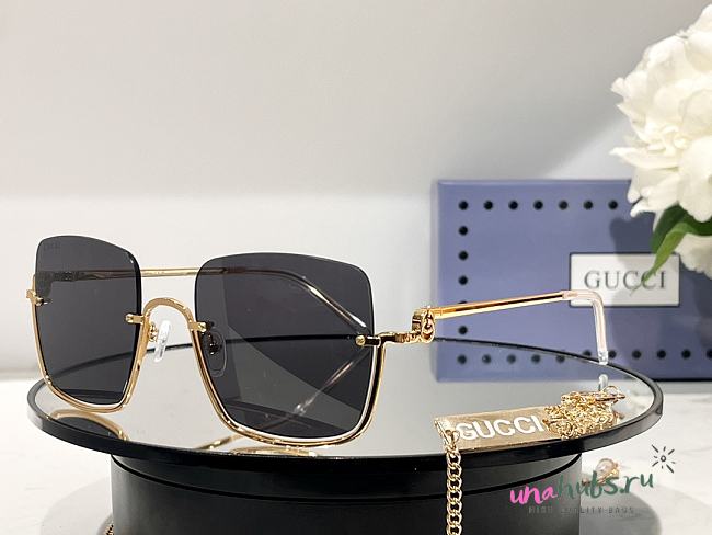 GUCCI Gold Square Sunglasses ( 7 colors) - 1