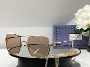 GUCCI Gold Square Sunglasses ( 7 colors) - 5