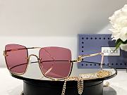 GUCCI Gold Square Sunglasses ( 7 colors) - 3