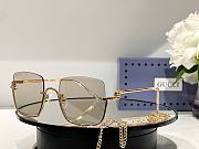 GUCCI Gold Square Sunglasses ( 7 colors) - 2