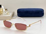 GUCCI Gold Square small Sunglasses ( 7 colors) - 2