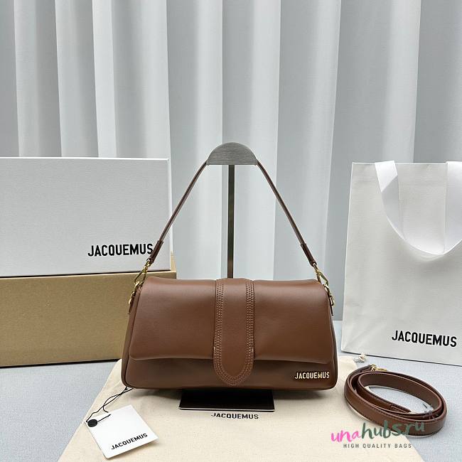 JACQUEMUS Brown 'Le Bambimou' Bag - 1