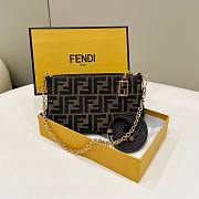 Fendi Zucchino Pouch with Chain Bag - 1