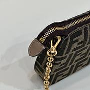 Fendi Zucchino Pouch with Chain Bag - 2