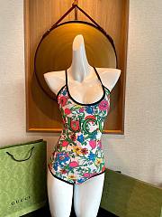 Gucci flower swimsuit  - 5